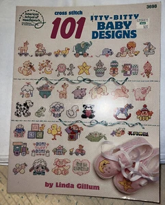 101 Itty Bitty Baby Designs 1997 Counted Cross Stitch Quick Issue 3698 - Picture 1 of 2