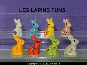 SERIE COMPLETE DE FEVES LES LAPINS FUNS 2023 - Picture 1 of 1