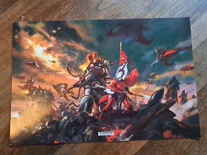 Warhammer 40k WH40k offizielles Kunstwerk Chaos Marines Aeldari tolle Form - Bild 1 von 1