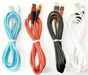 6FT/10FT For Samsung S8 Note 8 LG Type-C USB Cable Charging & Data Sync USB Cord - Picture 1 of 11