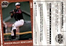 Jarrod Farrell 2003 Grandstand Hudson Valley Renegades #NNO Card *AutographDen*