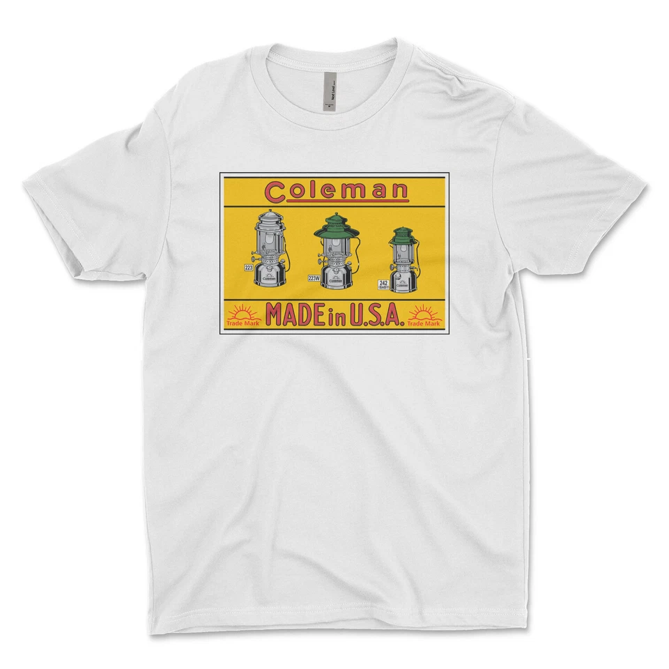 Camiseta publicitaria vintage Coleman Lantern Collector Foto 1 de 1