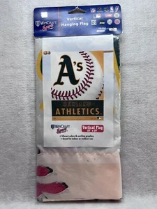 Oakland Athletics - 27" x 37" Vertical Flag Banner - 032085029072 - WinCraft - Picture 1 of 5