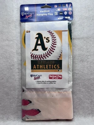 Oakland Athletics - 27" x 37" Vertical Flag Banner - 032085029072 - WinCraft - Image 1 of 4