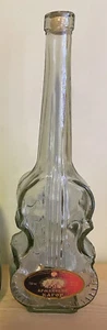 14” VIOLIN BOTTLE CLEAR Armenian Wine Decanters - Picture 1 of 5