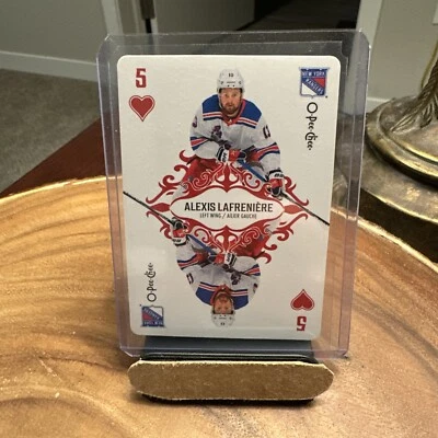 2023-24 O-Pee-Chee - Playing Cards #5H Alexis Lafreniere - Image 1 of 2