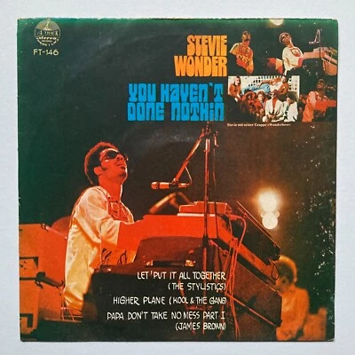 STEVIE WONDER - YOU HAVEN'T 7" 45 EP - RARE THAI PRESS - THAILAND - JAMES BROWN - Image 1 of 4