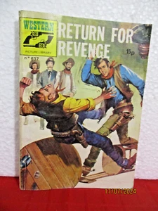 COWBOY WESTERN COMIC Return for Revenge WESTERN PICTURE LIBRARY #637 c1981 - Picture 1 of 5