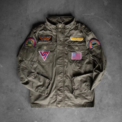Chaqueta de campo bordada Aliens Nostromo Weyland Yutani Ripley Dallas Foto 1 de 4