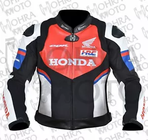 2025 Honda CBR 1,3mm Rindsleder Motorradjacke Unisex Motorradjacke - Bild 1 von 6