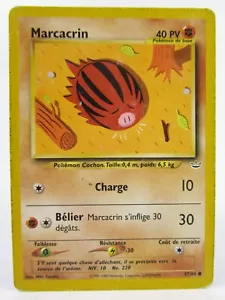Pokemon Card Marcacrin 57/64 Wizards Neo Revelation Fr - Picture 1 of 2