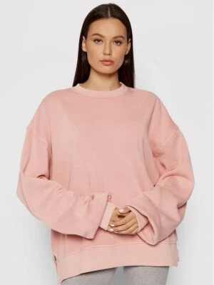 Women’s REEBOK Natural Dye Organic Cotton Pink Oversized Sweatshirt Size X Large - Image 1 of 4