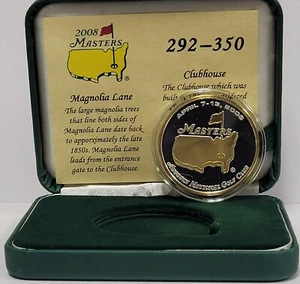 2008 MASTERS Augusta National Commemorative COIN Limited Silver Medallion - Picture 1 of 4