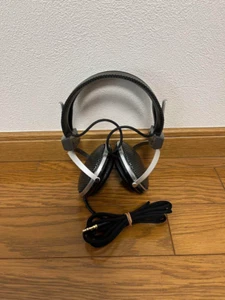 KENWOOD HS-5 Open Air Headphones Black From Japan Used Tested Working F/S - Picture 1 of 4