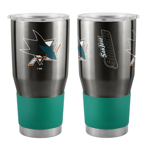 San Jose Sharks 30oz Ultra Travel Tumbler [NEW] NHL Drink Cup Tea Mug Coffee Cover