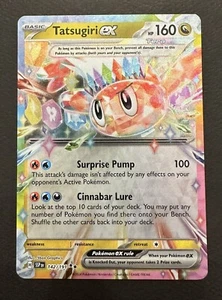 Pokemon Card Tera Tatsugiri ex Double Rare (142/191) Surging Sparks NM 4 Avail. - Picture 1 of 2