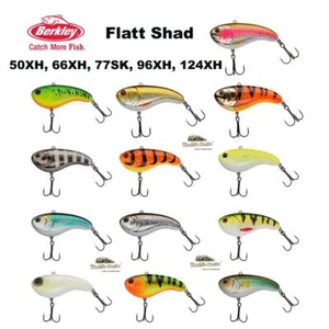 Berkley Flatt Shad 50XH, 66XH, 77SK, 96XH, 124XH Sebile Wobbler Barsch Hecht - Bild 1 von 14