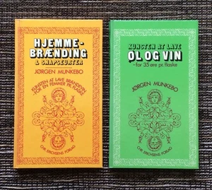 RARE 2-LOT 1974 Jorgen Munkebo: The Art of Making Schnapps, Brandy, Beer, Wine - Picture 1 of 11