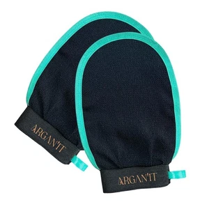 Bath Mitt Set of 2 Exfoliating Gloves for Dead Skin Removal Self Tan korean  New - Foto 1 di 2