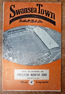 Programme Swansea V Preston North End 20 December 1963 - Picture 1 of 1
