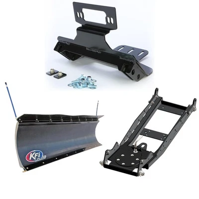 KFI Snow Plow Kit 72" For Polaris 800 RZR 4 2010-2014 (Pro-Poly) Front Mount - Изображение 1 из 3