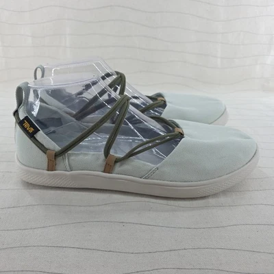 Teva Womens Voya Infinity Straps Light Green Flats Casual Shoes 1106869 Size 10 - Bild 1 von 4