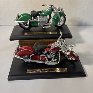 Maisto Indian diecast motorcycle With Stand Lot Of 2 - Picture 1 of 21
