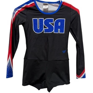 Varsity Spirit Varsity all star Cheerleader outfit USA red/white/blue  Youth Med - Picture 1 of 6