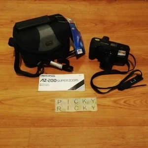 Olympus AZ 200 Super Zoom Compact 35mm Camera with Case + Instructions - Tested - Picture 1 of 10