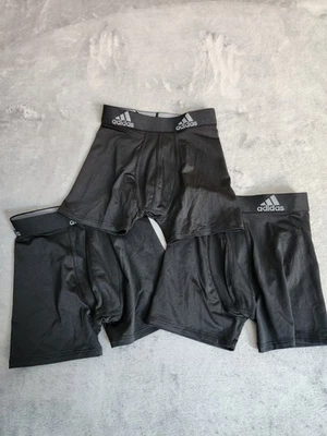 New Boy's ADIDAS Set Of 3 Aeroready Stretch Boxer Briefs Small S 6-8 Black - Image 1 of 4