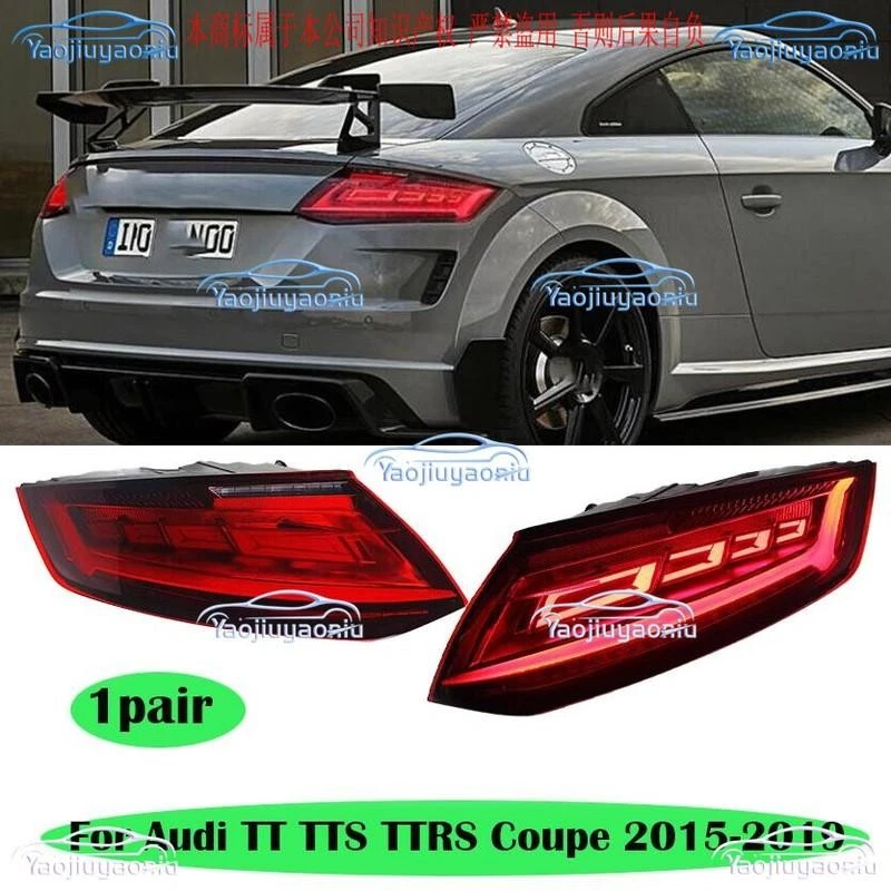 For Audi TT TTS TTRS Coupe 2015-2019 LED Left or right Tail Lights assembly 2PCS Foto 1 de 1