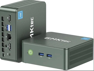 GMKtec G3 Mini PC Intel N100 16GB RAM 512GB M.2 SSD Windows 11 Pro WiFi 6 BT 5.2 - Image 1 of 4