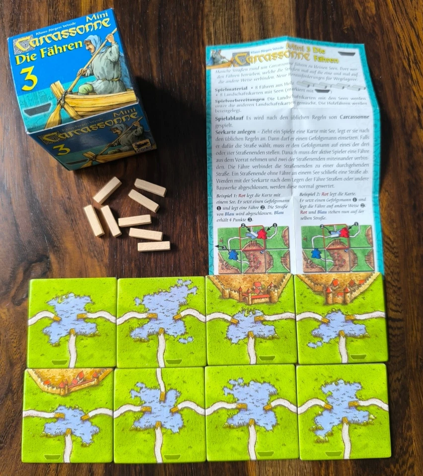 Carcassonne - Die Fähren ( alte Edition ) Mini Erweiterung - Bild 1 von 1