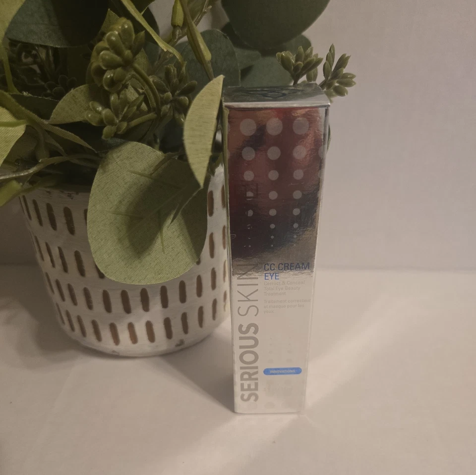 Serious Skin Care CC Cream EYE CORRECT & CONCEAL .5oz Full Size SEALED - Image 1 of 4