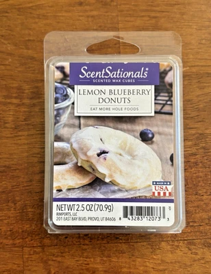 Scentsationals Scented Wax Cubes in Lemon Blueberry Donuts 2.5oz - Image 1 of 2