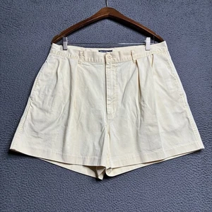 Vintage Polo Ralph Lauren Mens 34 Shorts Dry Goods Pleated USA Made 4” Inseam - Picture 1 of 14