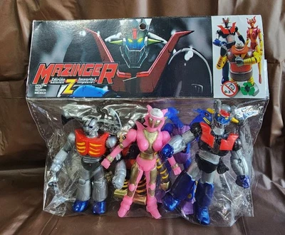 ☆Mazinger Z  Set Of 5 figures 4"Sealed  Bootleg Mexico Edicion Impacto - Image 1 of 4