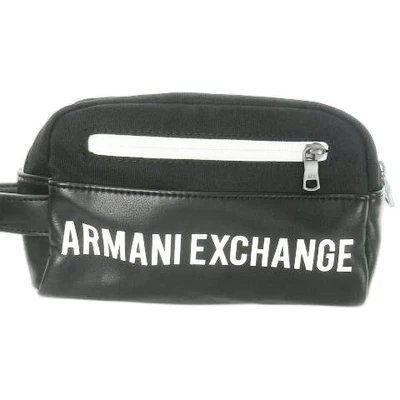 Bolso Armani Exchange A/X ARMANI EXCHANGE con Asa Lona Cuero Logo Negro Foto 1 de 4