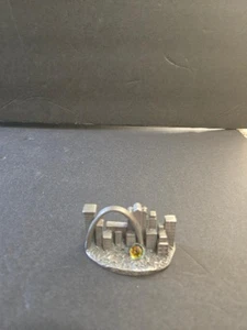 RARE VINTAGE WAPW PEWTER ST. LOUIS CITY SKYLINE BUILDINGS - Picture 1 of 7