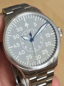 Laco Aachen Grau 42mm Laco31 Flieger - Bild 1 von 14