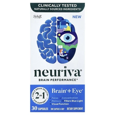 Neuriva Brain Performance, 30 капсул - Изображение 1 из 3