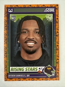 2024 Score Rising Stars Jayden Daniels Orange Pumpkins RC #26 - Picture 1 of 2