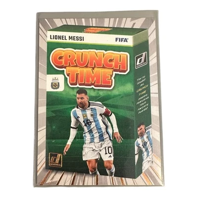 Lionel Messi 2023-24 Panini Donruss FIFA Crunch Time Insert #1 Argentina - Image 1 of 2