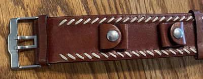 Correa de cuero genuino Fossil JR-9899 marrón Foto 1 de 4