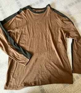 Duluth Trading Co. Long Tail T Herren Long Slv T-Shirt XL Tall Tan & Olive Green - Bild 1 von 4