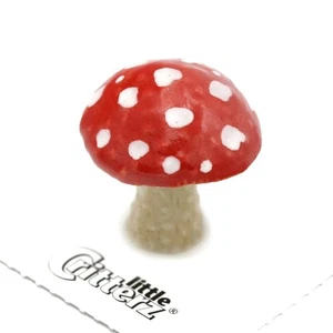 Little Critterz - Fliegenpilz "Sonnenschirm" LC843 Porzellan Tier in Box - Bild 1 von 6