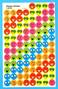 Trend Happy Smiles Sticker Sheet - Picture 1 of 3