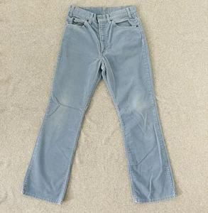Vintage Levi's 517 Cordhose Herren 30x31 Hellblau Bootcut Hergestellt in den USA Selten - Bild 1 von 14