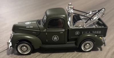 Camión grúa Ford 1940 militar Golden Wheel ejército de Estados Unidos, escala 1/32 Foto 1 de 4