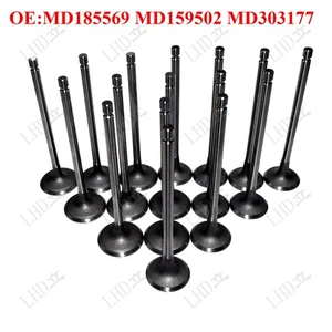 16 Pcs Engine Valves For Mitsubishi Chrysler 2.4L SOHC 4G64* - Picture 1 of 1